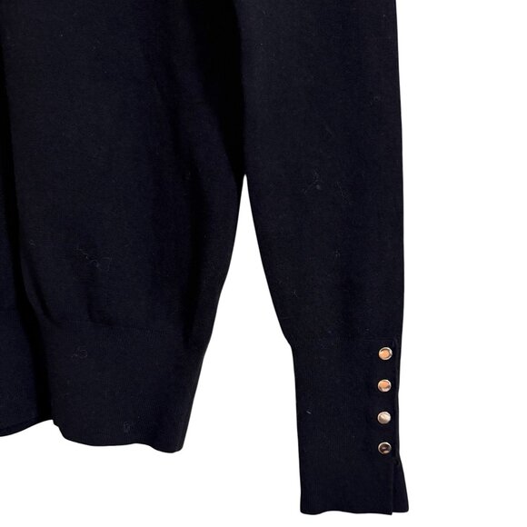 Zara Basic Basic Plain Long Sleeve Sweater in Black - Picture 4 of 8